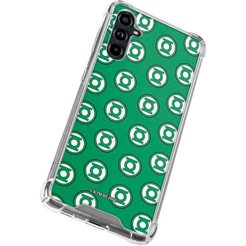 DC Comics Green Lantern Logo Pattern Galaxy A54 5G Clear Case