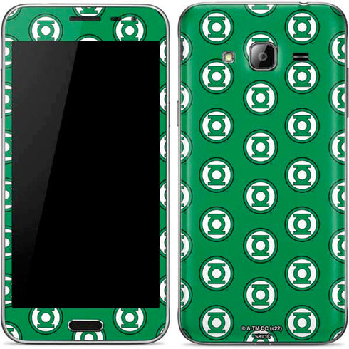 DC Comics Green Lantern Logo Pattern Galaxy J3 Skin