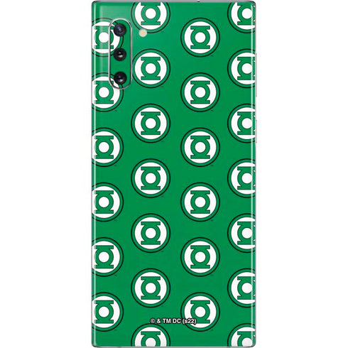 DC Comics Green Lantern Logo Pattern Galaxy Note 10 Skin