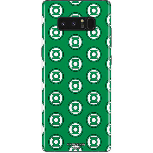 DC Comics Green Lantern Logo Pattern Galaxy Note 8 Skin