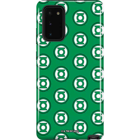 DC Comics Green Lantern Logo Pattern Galaxy Note20 5G Pro Case