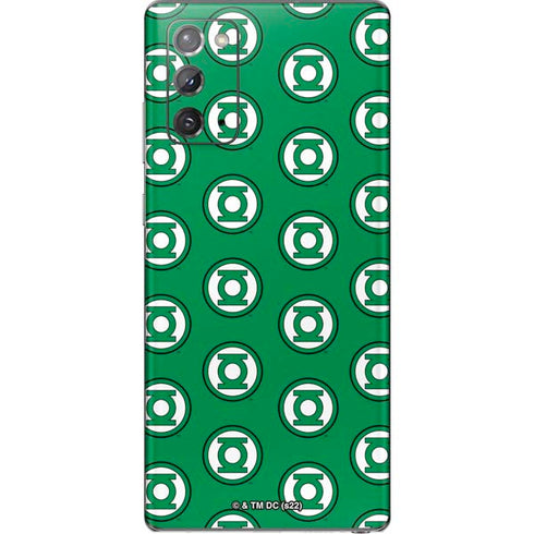 DC Comics Green Lantern Logo Pattern Galaxy Note20 5G Skin