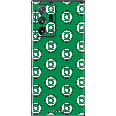 DC Comics Green Lantern Logo Pattern Galaxy Note20 Ultra 5G Skin