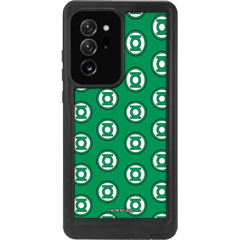DC Comics Green Lantern Logo Pattern Galaxy Note20 Ultra 5G Waterproof Case