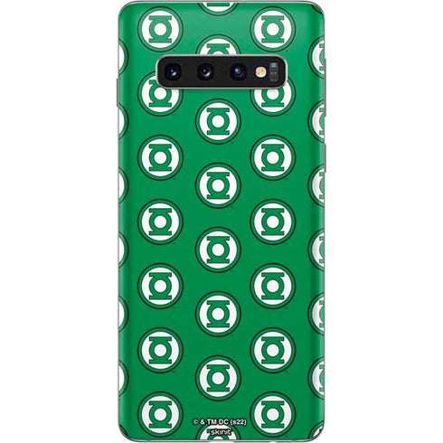 DC Comics Green Lantern Logo Pattern Galaxy S10 Skin