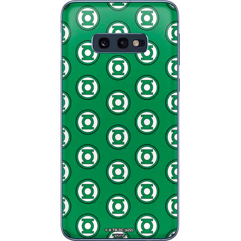 DC Comics Green Lantern Logo Pattern Galaxy S10e Skin