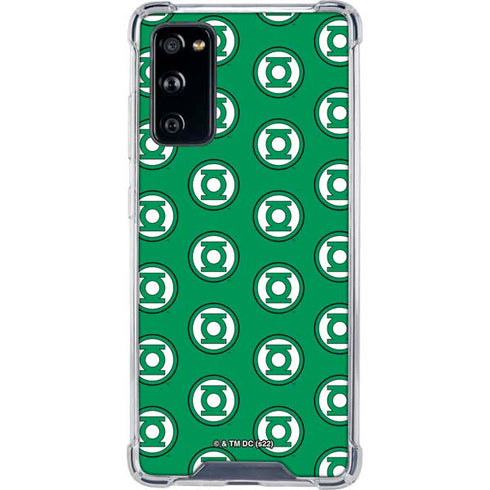 DC Comics Green Lantern Logo Pattern Galaxy S20 FE Clear Case