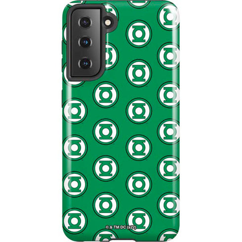 DC Comics Green Lantern Logo Pattern Galaxy S21 5G Pro Case