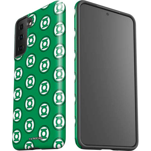 DC Comics Green Lantern Logo Pattern Galaxy S21 Plus 5G Pro Case