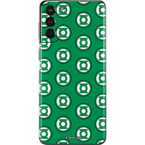 DC Comics Green Lantern Logo Pattern Galaxy S21 Plus 5G Skin