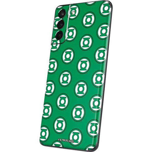 DC Comics Green Lantern Logo Pattern Galaxy S21 Plus 5G Skin
