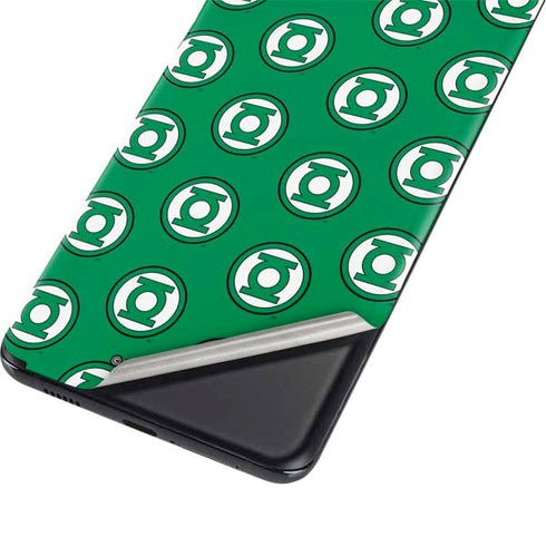 DC Comics Green Lantern Logo Pattern Galaxy S21 Plus 5G Skin