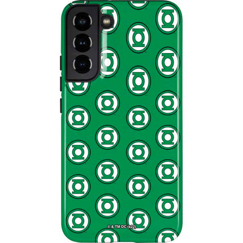 DC Comics Green Lantern Logo Pattern Galaxy S22 Plus Pro Case