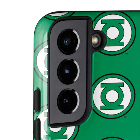 DC Comics Green Lantern Logo Pattern Galaxy S22 Plus Pro Case