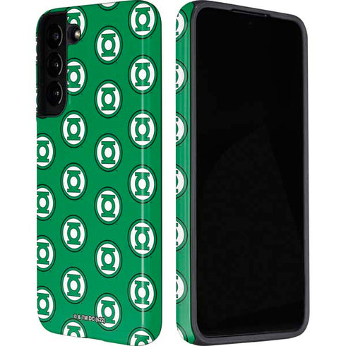 DC Comics Green Lantern Logo Pattern Galaxy S22 Plus Pro Case