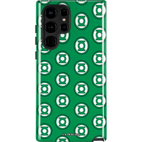 DC Comics Green Lantern Logo Pattern Galaxy S22 Ultra Pro Case