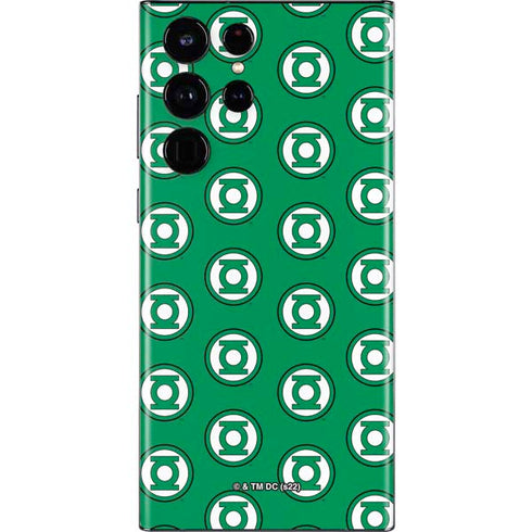 DC Comics Green Lantern Logo Pattern Galaxy S22 Ultra Skin