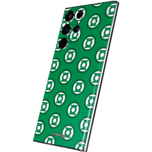 DC Comics Green Lantern Logo Pattern Galaxy S22 Ultra Skin