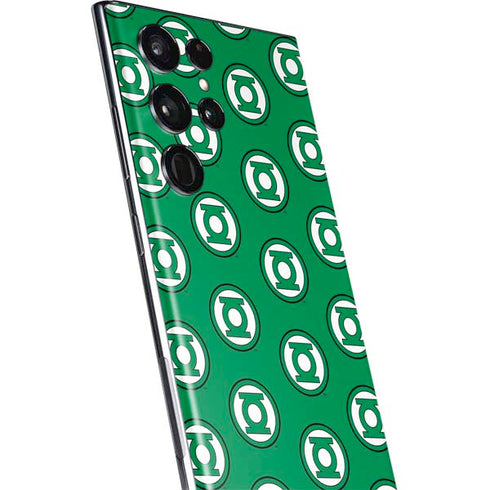 DC Comics Green Lantern Logo Pattern Galaxy S22 Ultra Skin