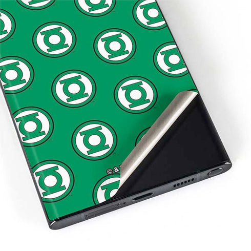 DC Comics Green Lantern Logo Pattern Galaxy S22 Ultra Skin