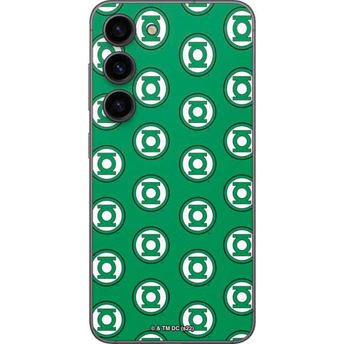 DC Comics Green Lantern Logo Pattern Galaxy S23 Skin