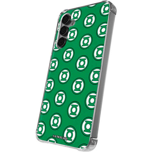 DC Comics Green Lantern Logo Pattern Galaxy S24 Plus Clear Case