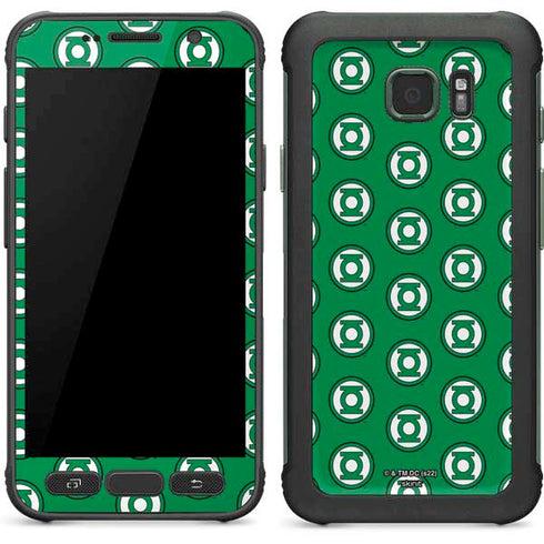 DC Comics Green Lantern Logo Pattern Galaxy S7 Active Skin