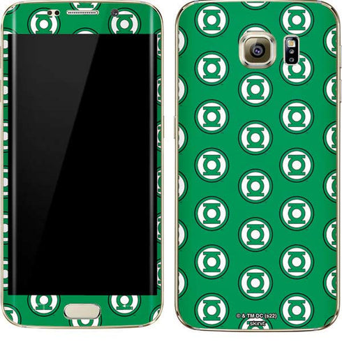 DC Comics Green Lantern Logo Pattern Galaxy S7 Edge Skin