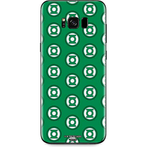 DC Comics Green Lantern Logo Pattern Galaxy S8 Plus Skin