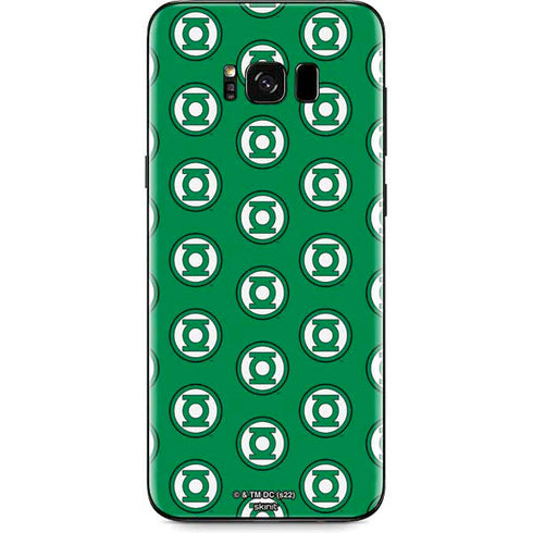 DC Comics Green Lantern Logo Pattern Galaxy S8 Skin