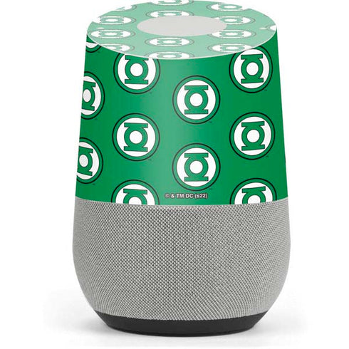 DC Comics Green Lantern Logo Pattern Google Home Skin