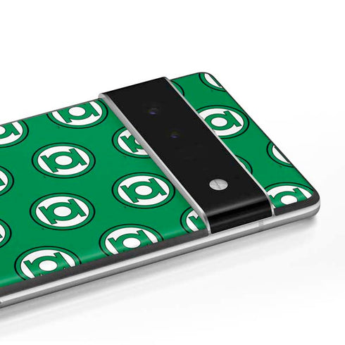 DC Comics Green Lantern Logo Pattern Google Pixel 6 Pro Skin