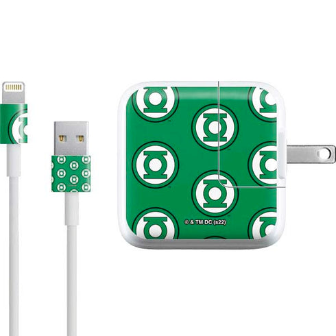 DC Comics Green Lantern Logo Pattern iPad Charger (10W USB) Skin