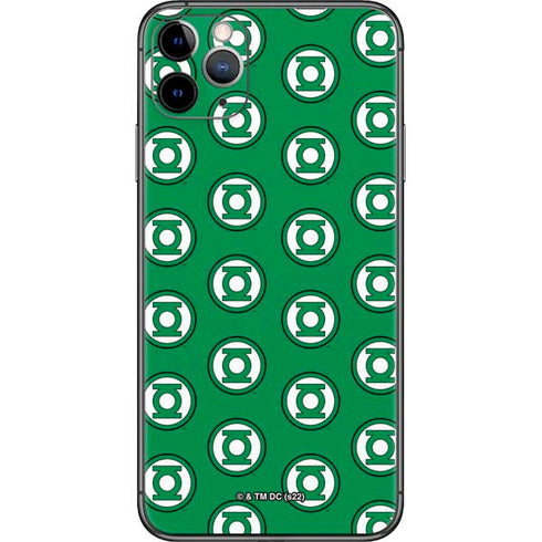 DC Comics Green Lantern Logo Pattern iPhone 11 Pro Max Skin