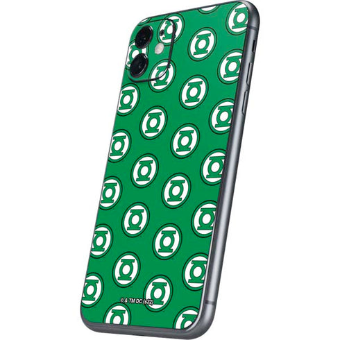 DC Comics Green Lantern Logo Pattern iPhone 11 Skin