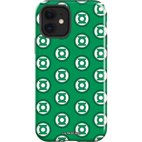 DC Comics Green Lantern Logo Pattern iPhone 12 Impact Case