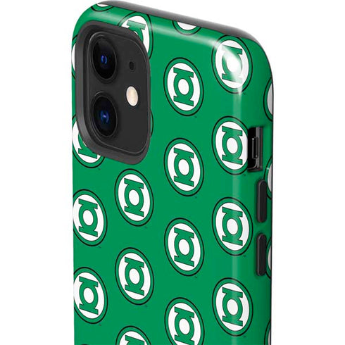 DC Comics Green Lantern Logo Pattern iPhone 12 Impact Case