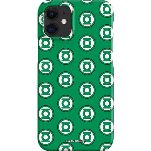 DC Comics Green Lantern Logo Pattern iPhone 12 Mini Lite Case