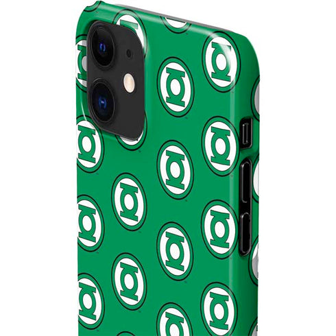 DC Comics Green Lantern Logo Pattern iPhone 12 Mini Lite Case