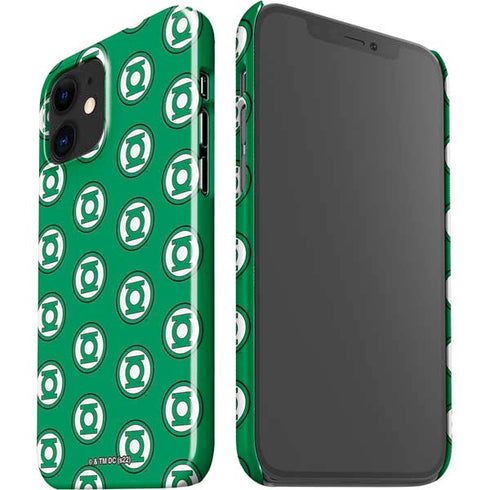 DC Comics Green Lantern Logo Pattern iPhone 12 Mini Lite Case