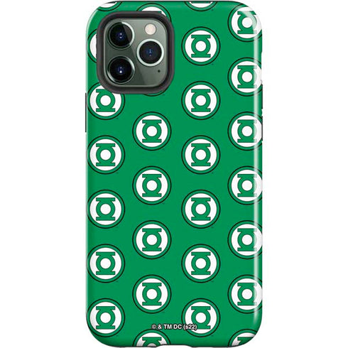DC Comics Green Lantern Logo Pattern iPhone 12 Pro Impact Case
