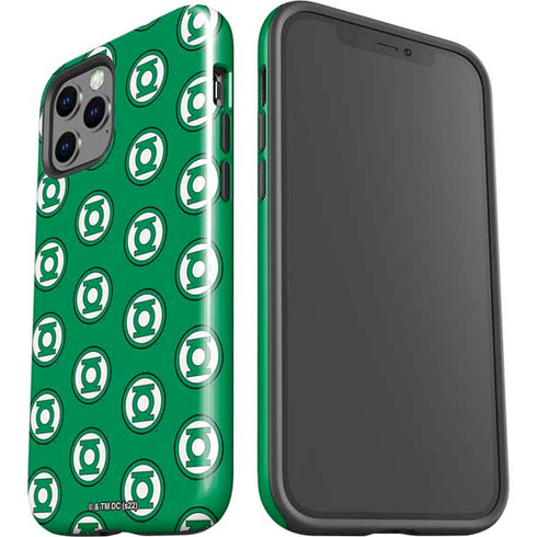 DC Comics Green Lantern Logo Pattern iPhone 12 Pro Impact Case