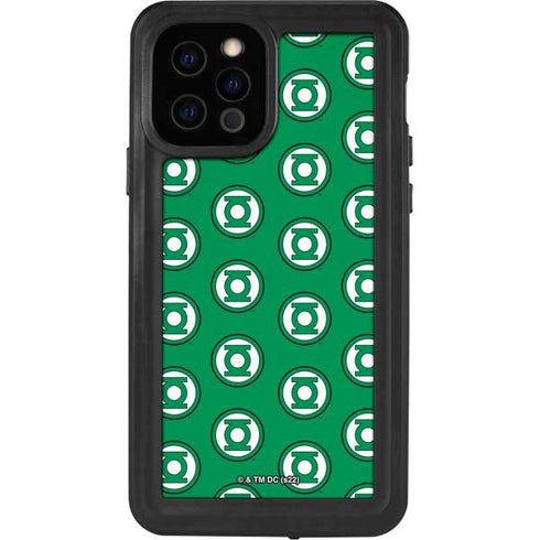 DC Comics Green Lantern Logo Pattern iPhone 12 Pro Waterproof Case