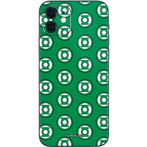 DC Comics Green Lantern Logo Pattern iPhone 12 Skin