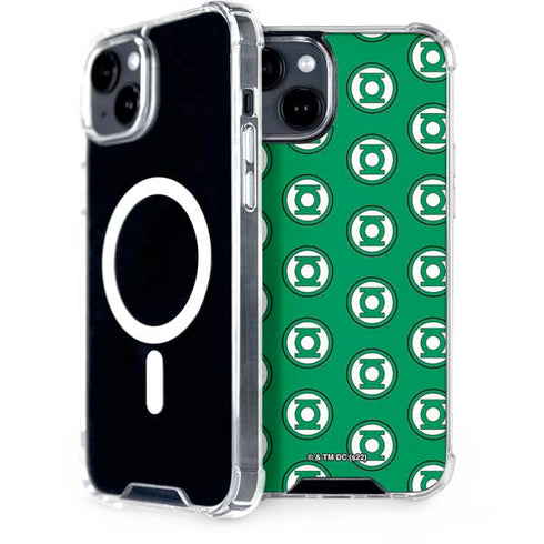DC Comics Green Lantern Logo Pattern iPhone 13 MagSafe Case
