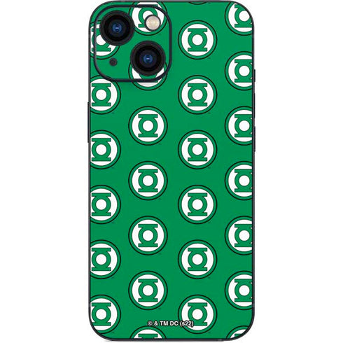 DC Comics Green Lantern Logo Pattern iPhone 13 Mini Skin
