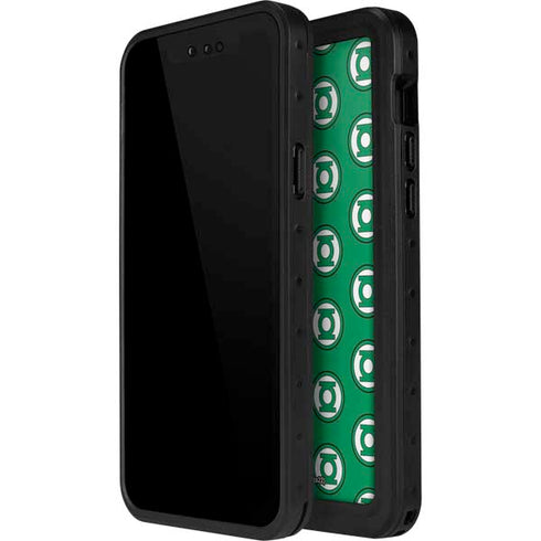 DC Comics Green Lantern Logo Pattern iPhone 13 Mini Waterproof Case