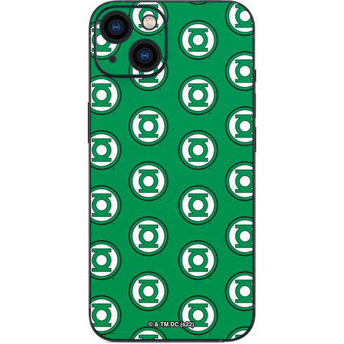 DC Comics Green Lantern Logo Pattern iPhone 13 Skin