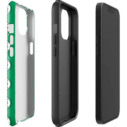 DC Comics Green Lantern Logo Pattern iPhone 14 Plus Impact Case