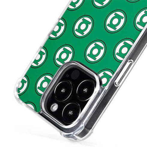 DC Comics Green Lantern Logo Pattern iPhone 14 Pro Max MagSafe Case